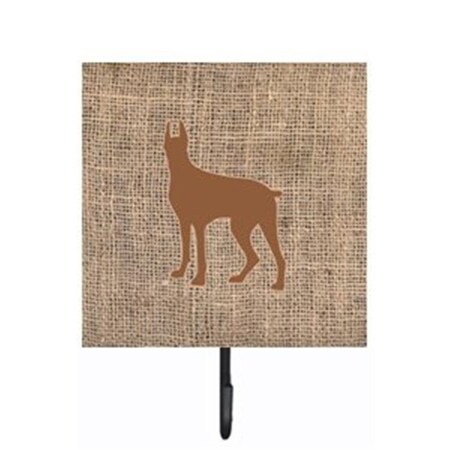 Carolines Treasures Great Dane Burlap and Brown Leash Or Key Holder BB1081-BL-BN-SH4